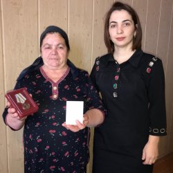 Вручение медалей к 75-летию Победы в ВОВ
